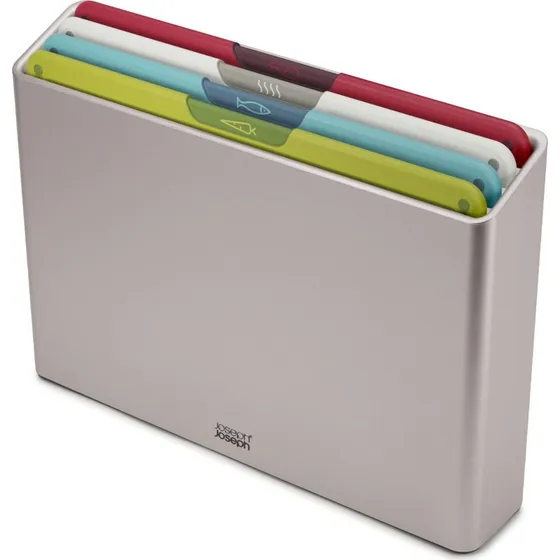 Joseph Joseph Folio Icon Skærebræt-sæt 4 stk, 20x30 cm, grå