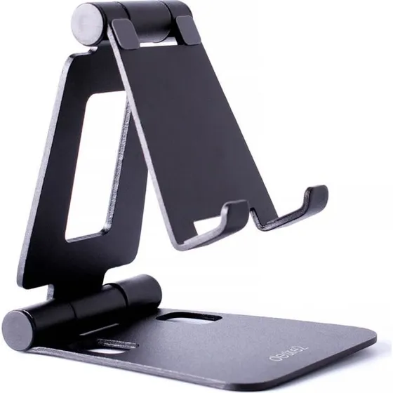 Desire2 Foldbar Telefonholder Aluminium Sort