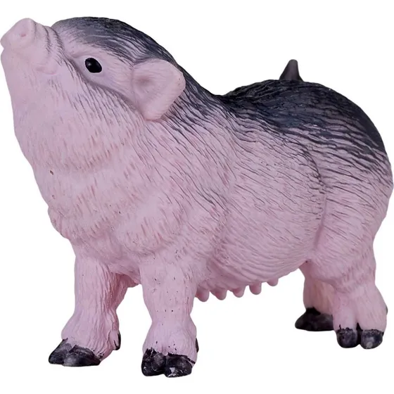 Mojo Farmland Pot-bellied Piglet - Håndmalede legetøjsfigur