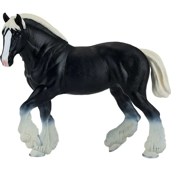 Mojo - Horse World Sort Clydesdale Legetøjshest 381083