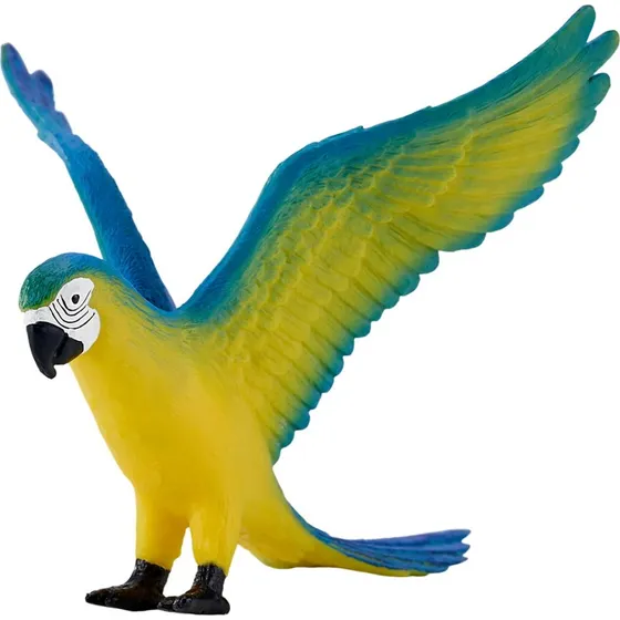 Mojo Wildlife Parrot Blue Macaw, 9 x 10 x 9 cm