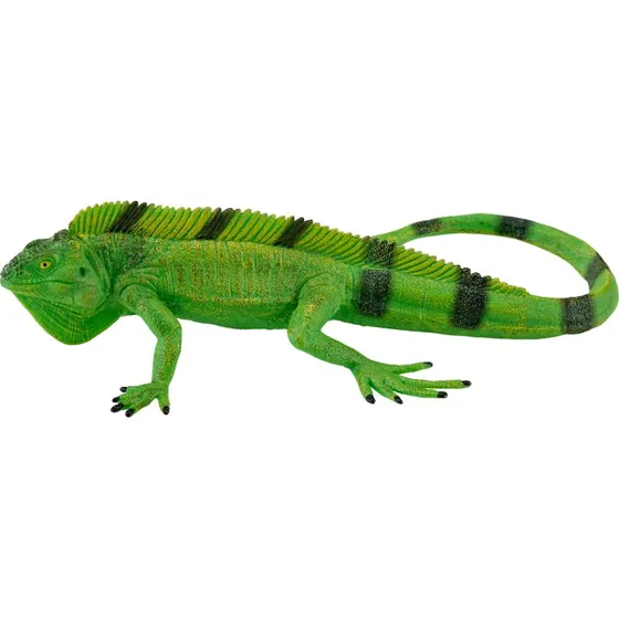 Mojo Wildlife Leguan Grøn/Sort 14,6x8,5x4 cm