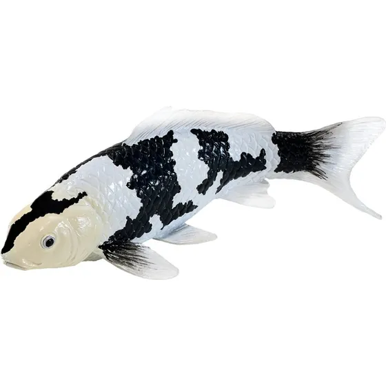 Mojo Shiro Utsuri Koi - Sort/Hvid, 12,6 x 5,8 x 4,5 cm