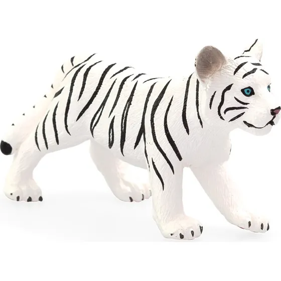 Mojo Wildlife Hvid Tigerunge Stående Legetøj, 7 cm