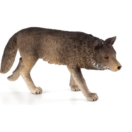 Mojo Wildlife Walking Timber Wolf - 387026, brun læder