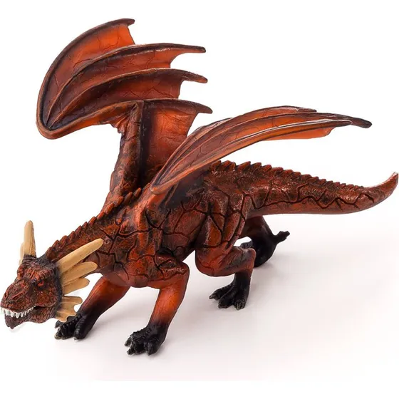 Mojo Fantasy Fire Dragon med Bevægelige Kæber