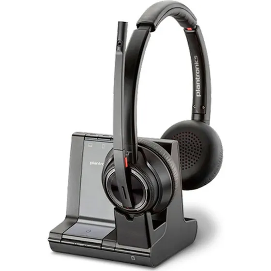 Poly Savi 8200 W8220/A Stereo Headset med Dock (Bluetooth)