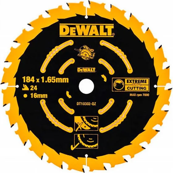 DeWALT Extreme 24T Rundsavsklinge 185 mm