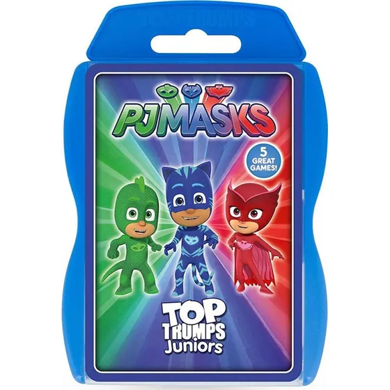 Winning Moves PJ Masks Top Trumps Junior - 12 Figurer & Køretøjer