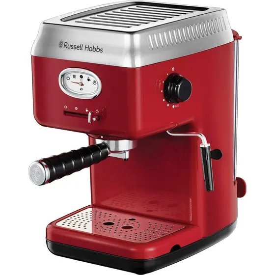 Russell Hobbs Retro Espressomaskine 28250-56, Rød, 1,1L