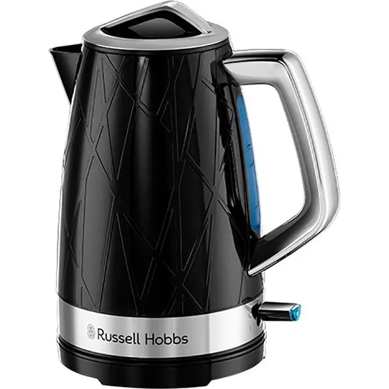 Russell Hobbs Structure Elkedel 2400 W, 1,7 L, sort med rustfrit stål