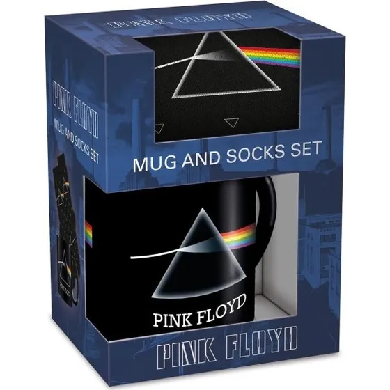 Pyramid International Pink Floyd Mug & Sock Set - UK 3-8 (EU 36-41)