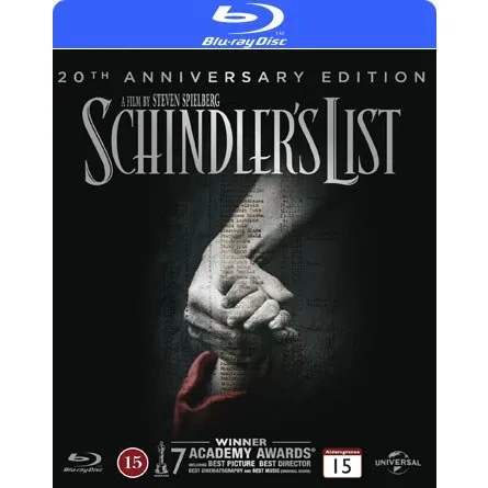 Schindler's List - 20 Års Jubilæumsudgave - Blu-ray