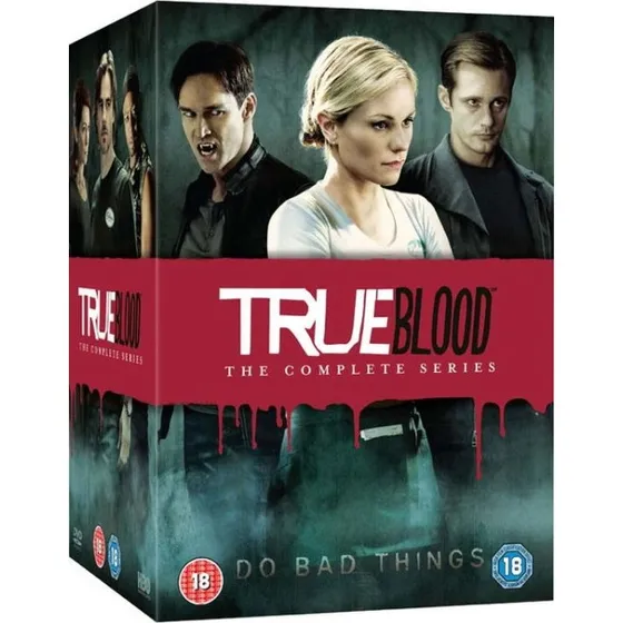 True Blood S1–S7 Complete Collection DVD med dansk, svensk, norsk og engelsk undertekst
