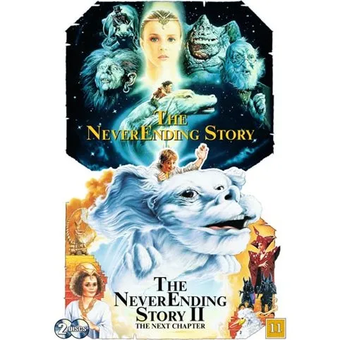 Den uendelige historie 1+2 / The Neverending Story 1+2 (2 DVD)