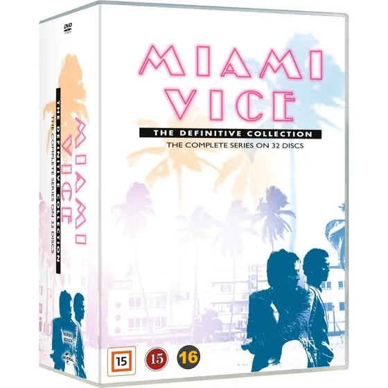 Miami Vice - Den Komplette Serie (32 DVD)
