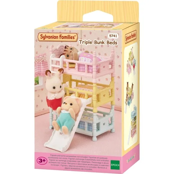 Sylvanian Families Tredobbelt køjeseng på rutsjebane