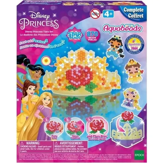 AQUABEADS Disney Prinsesse Tiara - Strygeperlesæt med 700 perler