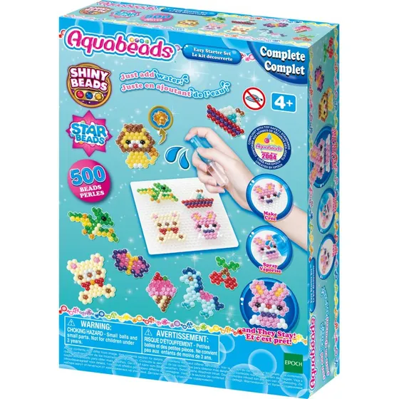 Aquabeads Basic Starter Set – 500 stk. vandaktiverede perler