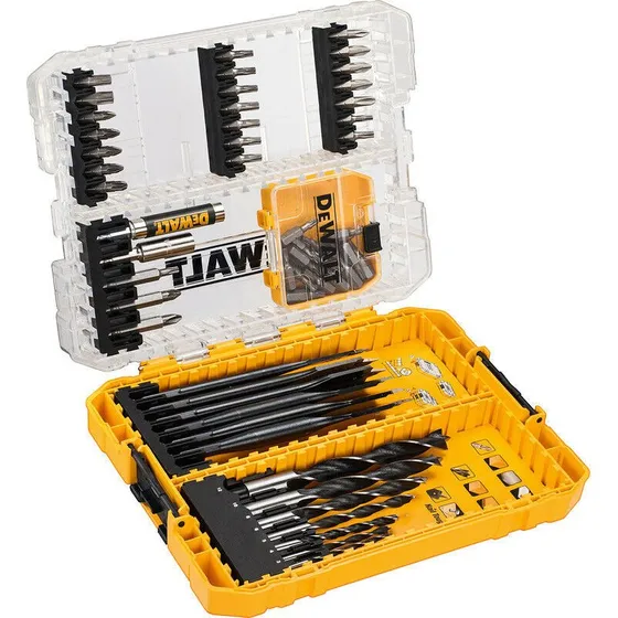 DeWalt DT70768 Skruebit- og Borsæt, 57 dele med magnetisk bitholder