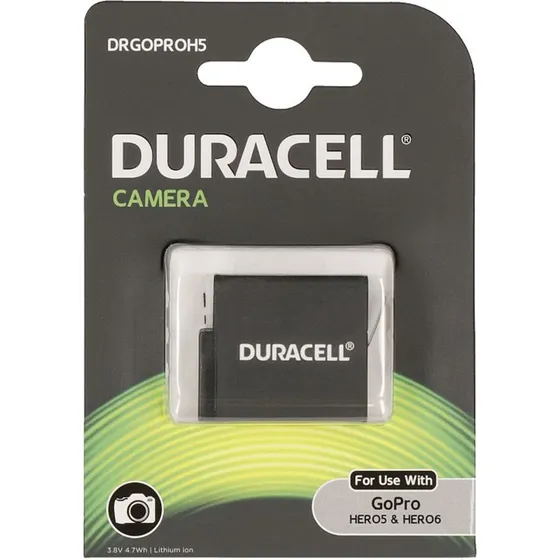 Duracell Li-Ion 3,8V Batteri til GoPro Hero 5/6/7 (1250mAh)