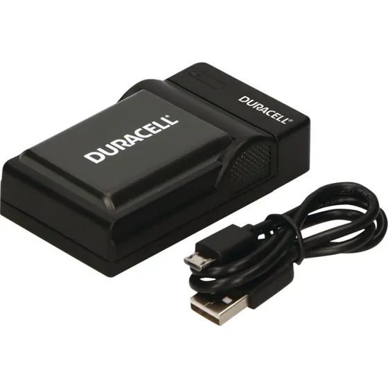Duracell DRS5961 USB-batterioplader, sort