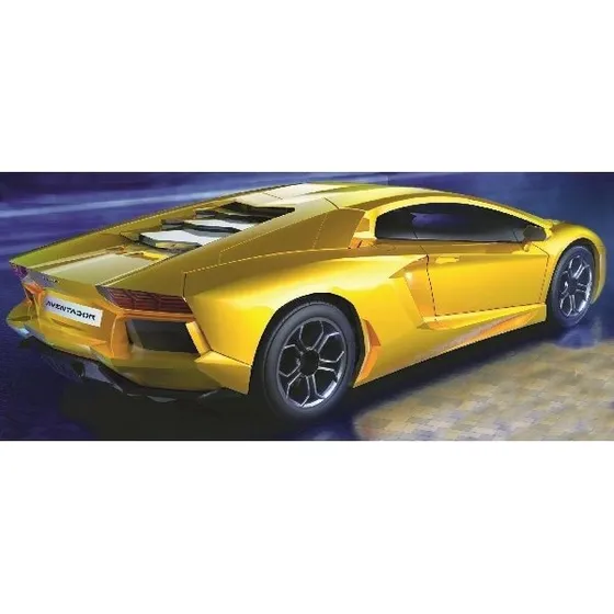 Airfix Quickbuild Lamborghini Aventador Lp 400-4, gul, 1:24