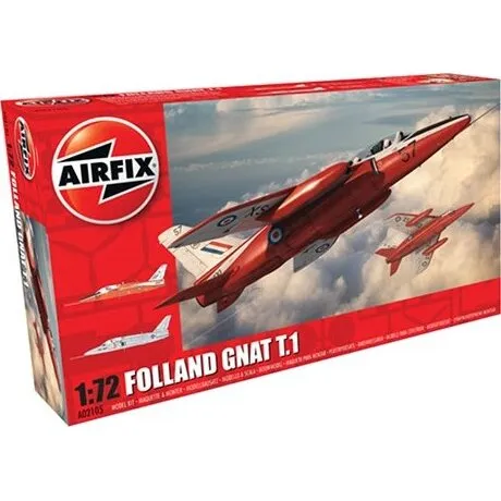 Airfix Folland Gnat T.1 1:72 Fly Byggesæt