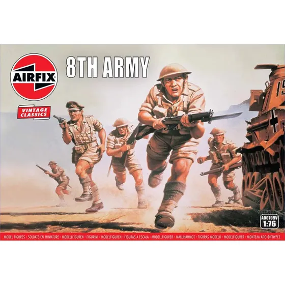 Airfix 8th Army 1:76 Vintage Classics