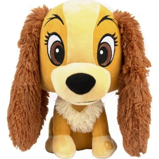 Disney Classics Lady Bamse med Lyd, 20 cm