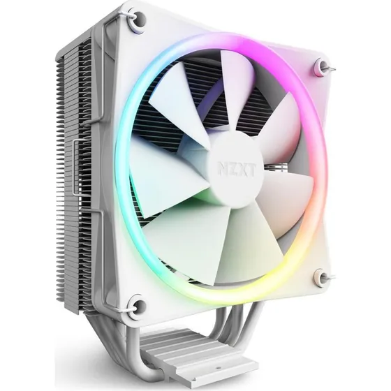 NZXT T120 RGB 120 mm CPU-luftkøler, hvid