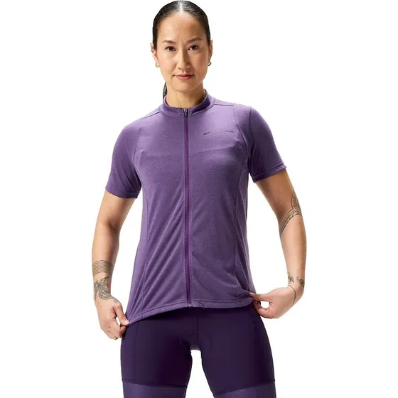 Endura LOOP ZIPPED Cykeltrøje Lilla Kvinde M