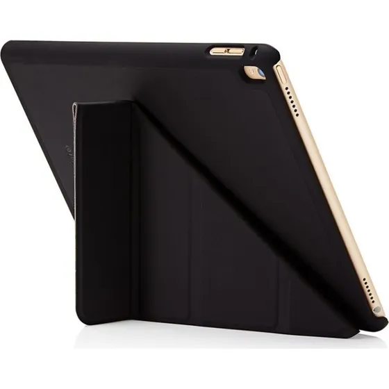 Pipetto Origami Flip Cover til iPad 9,7" (5. & 6. generation) - Sort