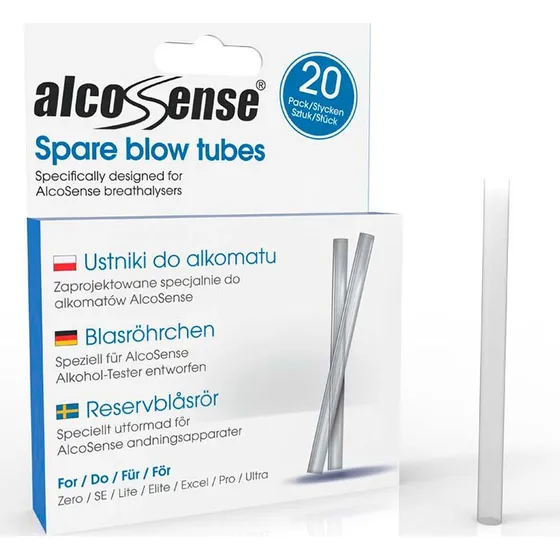 AlcoSense Mundstykker 20-Pack (Excel/Pro/Ultra)