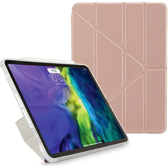 Pipetto Metallic Origami Cover til iPad Air 10,9" Rose Gold
