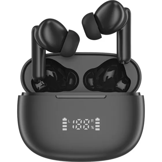 Audeeo Navigator True Wireless LED Øretelefoner, Sort