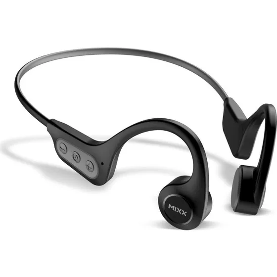 MIXX Resonate OWS Bone Conduction Høretelefoner, Sort, 7 Timer