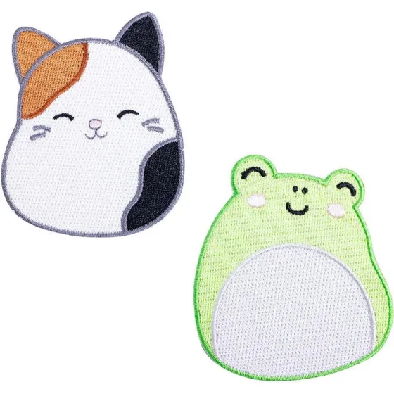 Squishmallows Cam & Wendy Strygemærker (Vibrant)