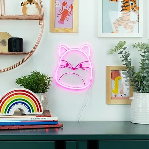 Squishmallows Fifi Neon Væglampe - Pink