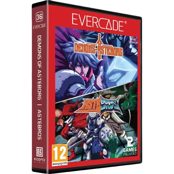 Demons of Asteborg & Astebros - Evercade - 2 Spil