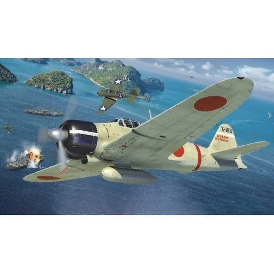 Airfix Mitsubishi A6M2b Zero 1:72 Modelfly Byggesæt