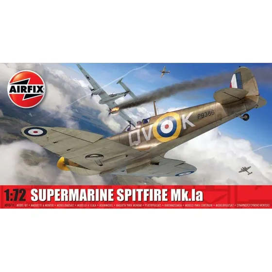 Airfix Supermarine Spitfire Mk.Ia 1:72 Fly Byggesæt