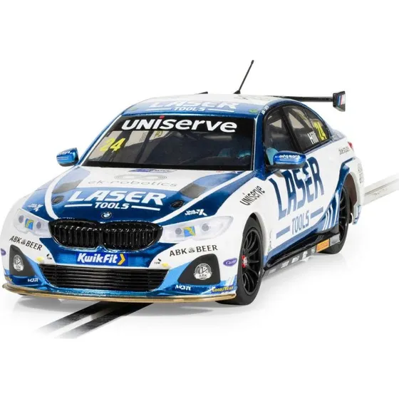 Scalextric BMW 330e NGTC Laser Tools Jake Hill 2023 - 1:32