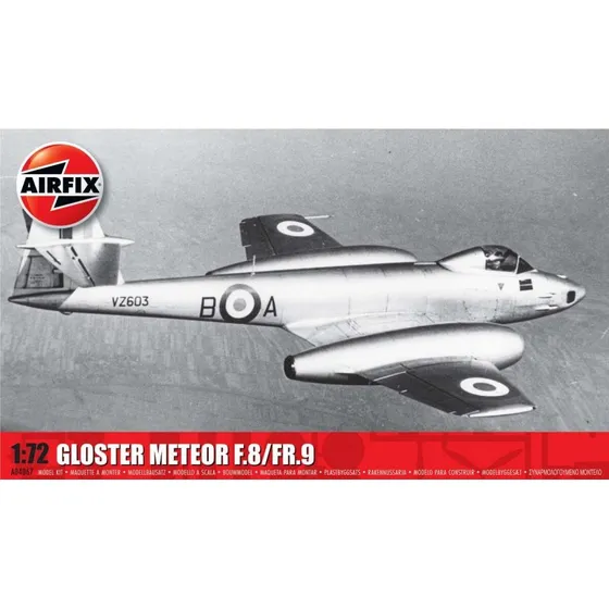 Airfix Gloster Meteor F.8/fr.9 1:72 Byggesæt