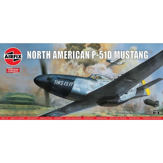 Airfix P-51D Mustang Byggesæt 1:24