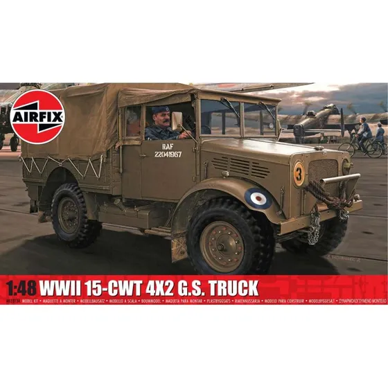 Airfix WWII RAF 15-cwt 4x2 G.S. Truck 1:48 Byggesæt