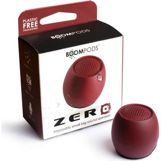 Boompods Zero Mini Bluetooth Højttaler, Bourgogne
