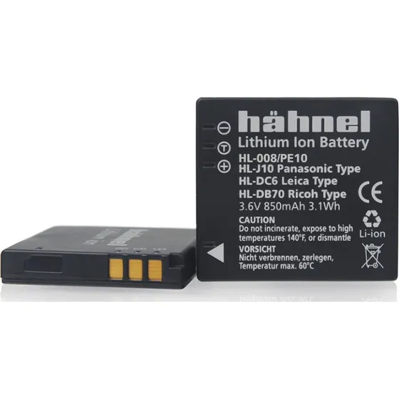 Hähnel Batteri til Panasonic Kameraer (870mAh)