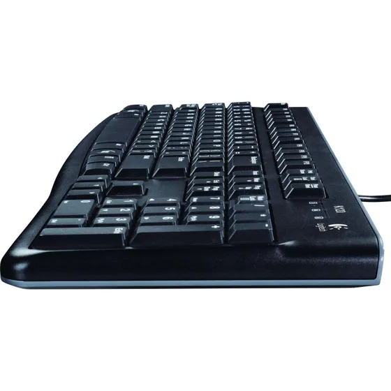 Logitech K120 Italiensk Tastatur, USB, Sort