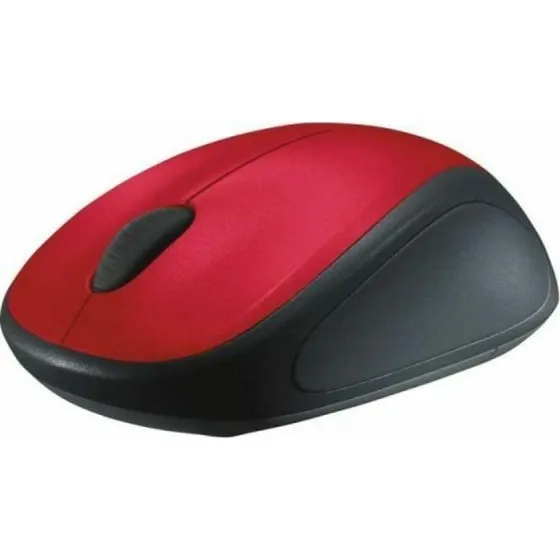 Logitech M235 Trådløs Mus Rød/Sort 2,4GHz 1000DPI